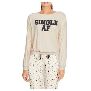 Wildfox Intimates Single AF Lightweight Sweater Size Small